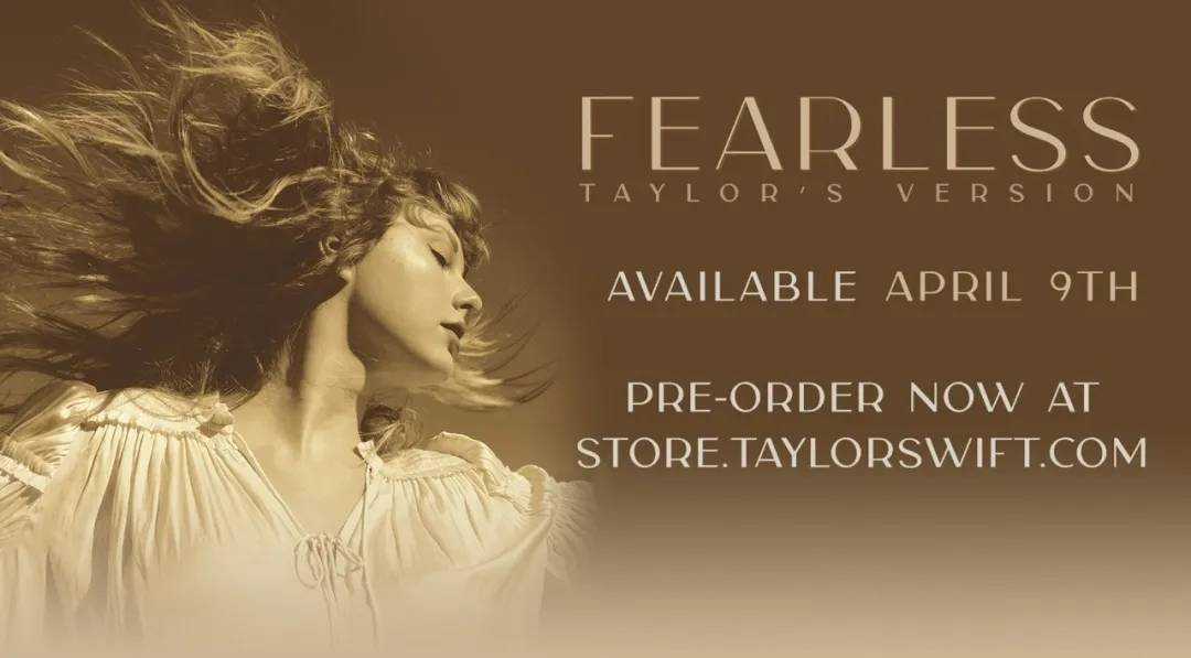 泰勒斯威夫特/霉霉2021新专辑《Fearless》26首歌曲重录版百度云下载