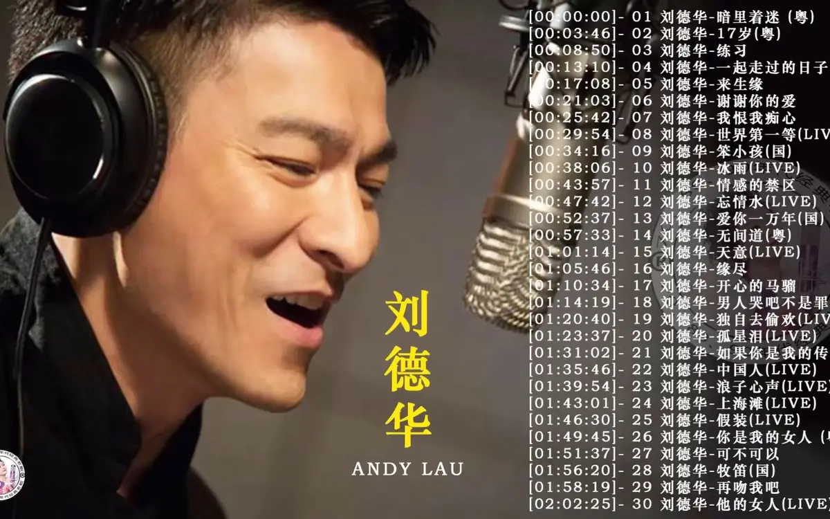 刘德华全部歌曲打包下载-刘德华最好听的100首经典歌曲百度云下载