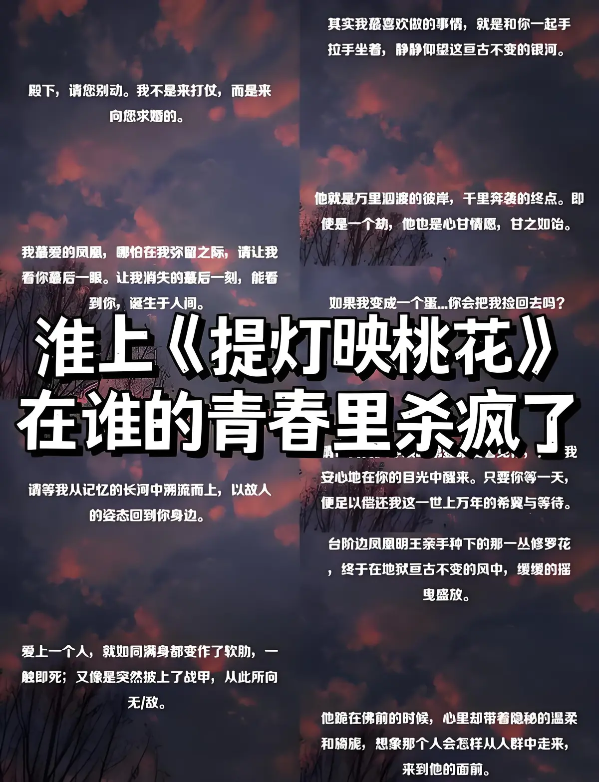 小说推荐《提灯映桃花》by淮上 未删减番外TXT全本_提灯映桃花未删减番外免费阅读_提灯映桃花